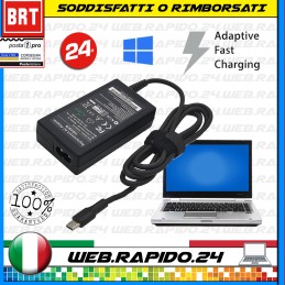 ALIMENTATORE CARICATORE LENOVO 15V 3.25A 65W TYPE C USB NOTEBOOK NUOVO