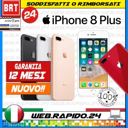 S23_APPLE IPHONE 8 PLUS 256GB ORIGINALE NUOVO ROSSO RED - PROBLEMA ATTIVAZIONE