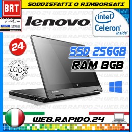 PC NOTEBOOK LENOVO THINKPAD YOGA 11E G4 11,6" 8GB RAM SSD 256 TOUCHSCREEN 2 IN 1