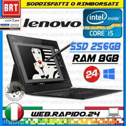 PC NOTEBOOK LENOVO THINKPAD X1 CARBON I5-8350U RAM 8GB SSD 256GB TABLET TOUCH