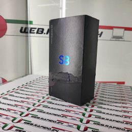 SCATOLA BOX ORIGINALE SAMSUNG GALAXY S8 NERO 64GB VUOTA BUONE CONDIZIONI