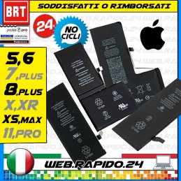 BATTERIA APPLE IPHONE 5/5S/5C 6/6S 7 8 X XS SE2020 PARI ORIGINALE NUOVA RICAMBIO