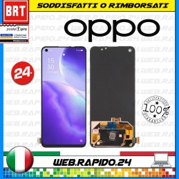 DISPLAY LCD+TOUCH SCREEN OLED OPPO FIND X3 LITE CPH2145 RENO 5 5G SCHERMO VETRO