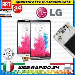 DISPLAY LCD+TOUCH SCREEN+FRAME PER LG G3 MINI G3S D722 D724 D725 SCHERMO