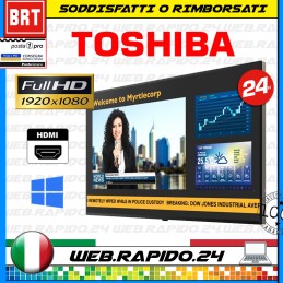 D69_PC MONITOR SCHERMO TOSHIBA TD-E501 DA 50" HDMI FULL HD + BOX - RIGHE PIXEL