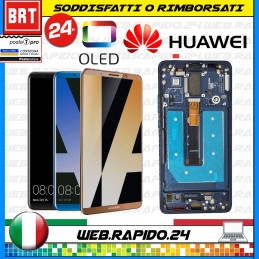 DISPLAY LCD+TOUCH+FRAME OLED HUAWEI MATE 10 PRO BLA-L09 BLA-L29 SCHERMO RICAMBIO