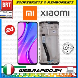 DISPLAY LCD+TOUCH SCREEN+FRAME PARI ORIGINALEXIAOMI REDMI 9 M2004J19AG M2004J19G