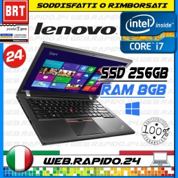 PC NOTEBOOK PORTATILE LENOVO THINKPAD X250 12.5" CPU I7-5600U 8GB SSD 256GB_24H