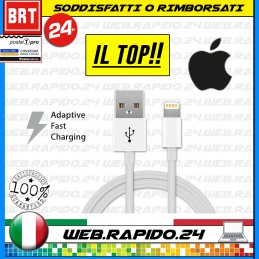 CAVO DATI USB LIGHTING PER APPLE IPHONE 5 6 7 8 PLUS X XS MAX 11 12 13 14 PRO