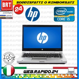 PC NOTEBOOK PORTATILE HP ELITEBOOK 8470P 14 CPU i5 2540M RAM 4GB HDD 320GB WIN10