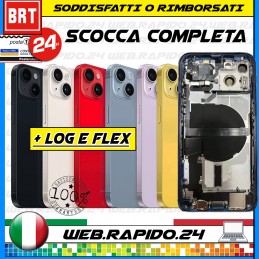 BACK COVER SCOCCA POSTERIORE FRAME+FLEX COMPLETA PER APPLE IPHONE 14 TELAIO!