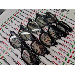 V36_KIT DI 5PZ OCCHIALI 3D ACTIVE COLORATI UNIVERSALI NERI BLACK GLASSES 