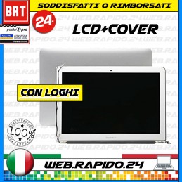 D511_DISPLAY LCD+COVER ORIGINALE APPLE MACBOOK AIR 13" A1466 2013 - 2017 LEGGERE