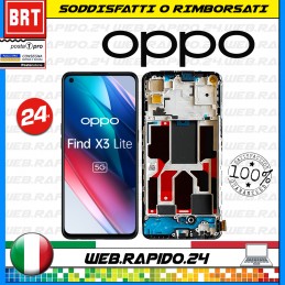 D39_DISPLAY LCD+TOUCH SCREEN+FRAME OPPO FIND X3 LITE CPH2145 / RENO 5 5G LEGGI