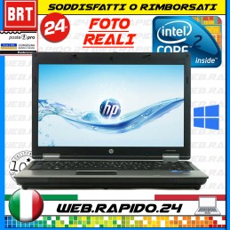 PC NOTEBOOK PORTATILE HP PROBOOK 6460B 14" CPU CELERON B810 RAM 4GB HDD 250GB