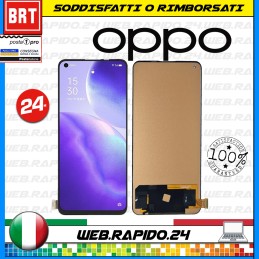 DISPLAY LCD+TOUCH SCREEN PER OPPO FIND X3 LITE CPH2145 RENO 5 5G VETRO SCHERMO