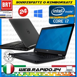 PC NOTEBOOK DELL E7470 14" CPU i7-6600U 8GB RAM SSD 256GB WIN 11 FULL HD_24H