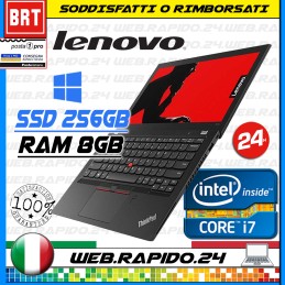 PC NOTEBOOK PORTATILE LENOVO X280 12.5" CPU I7-8250U RAM 8GB SSD 256GB WIN 11