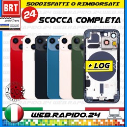 D99-BACK COVER SCOCCA POSTERIORE VETRO+FRAME COMPLETA APPLE IPHONE 13 MINI