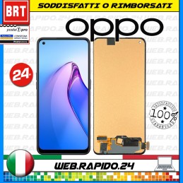 DISPLAY LCD+TOUCH SCREEN ORIGINALE OPPO RENO 8 5G CPH2359 SCHERMO VETRO