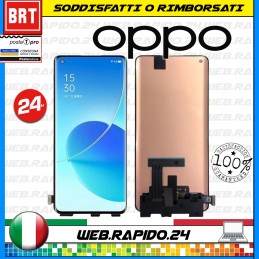 DISPLAY LCD+TOUCH SCREEN OLED PER OPPO RENO 6 PRO 5G CPH2249 SCHERMO VETRO