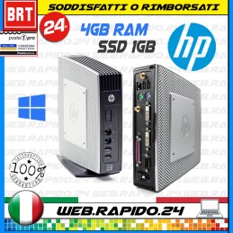 PC FISSO DESKTOP USFF HP T510 CPU VIA EDEN 4GB RAM SSD 1GB +ALIMENTATORE_24H TUO