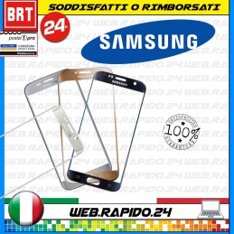 VETRO DEL TOUCH SCREEN X SAMSUNG GALAXY S7 EDGE G935F G935 ANTERIORE DISPLAY 24H