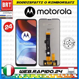 DISPLAY LCD+TOUCH SCREEN ORIGINALE VETRO MOTOROLA XT2097 MOTO E7i POWER E7 POWER