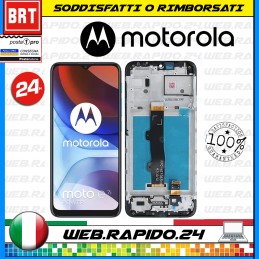 DISPLAY LCD+TOUCH SCREEN+FRAME MOTOROLA MOTO E7i POWER /E7 POWER XT2097 SCHERMO 