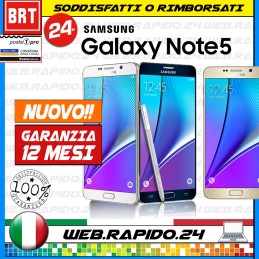 SAMSUNG GALAXY NOTE 5 32GB SM-N920V NUOVO! BIANCO SILVER GARANZIA ITALIA! 9 4 8