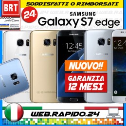 SAMSUNG GALAXY S7 EDGE SM-G935 32GB NUOVO! BIANCO NERO BLU ORO GARANZIA 24 MESI