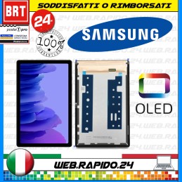 DISPLAY LCD+TOUCH SCREEN ORIGINALE SAMSUNG GALAXY TAB A7 SM-T500 T505 SCHERMO