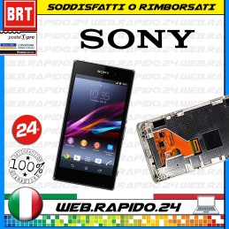 DISPLAY LCD+TOUCH SCREEN+FRAME ORIGINALE SONY XPERIA Z1 L39H C6903 VETRO SCHERMO