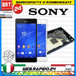 DISPLAY LCD+TOUCHSCREEN+FRAME X SONY XPERIA Z3 MINI COMPACT D5803 D5833 SCHERMO