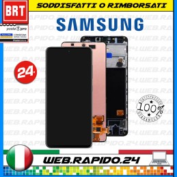 DISPLAY LCD+TOUCH SCREEN PER SAMSUNG GALAXY A51 SM-A515 F VETRIO SCHERMO NERO