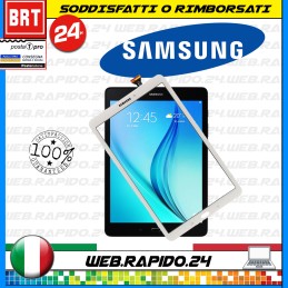 TOUCH SCREEN+VETRO DISPLAY BIANCO PER SAMSUNG GALAXY TAB E 9.6" SM-T560 T561