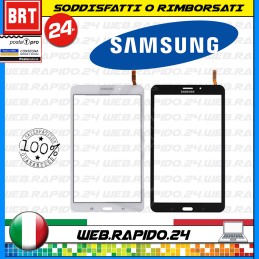 TOUCH SCREEN+VETRO+BIADESIVO SAMSUNG GALAXY TAB 4 SM-T331 SM-T335 8" WIFI 3G