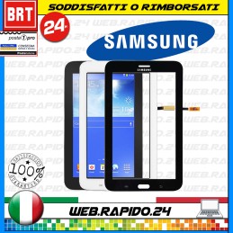 TOUCH SCREEN+VETRO+BIAD ORIGINALE SAMSUNG GALAXY SM-T110 TAB 3 LITE 7.0